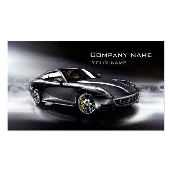 Small Stylish Automotive Business Card Front View