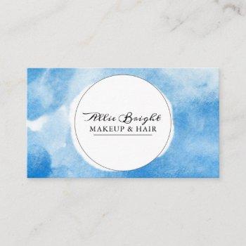 stylish watercolor business cards