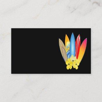 sulfing lover| colorful surfboard business card