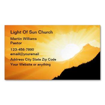 sunrise christian church scenic business cards