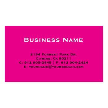 Small Template | Photography - Photo Business Card Back View