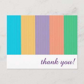 thank you note - double-sided postcard