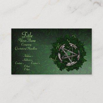 the pentacle & the ivy business card