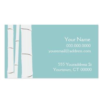 Small Therapist Business Card Back View