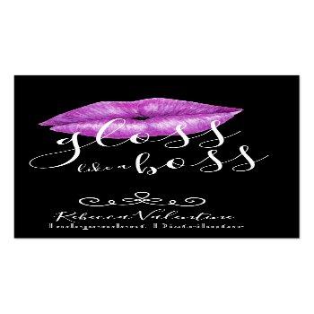 Small Tips And Tricks Lipsense Distributor Business Card Front View