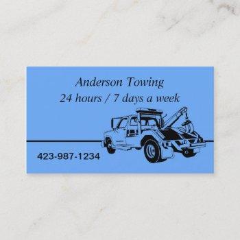 tow truck  business card