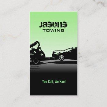 tow truck business cards