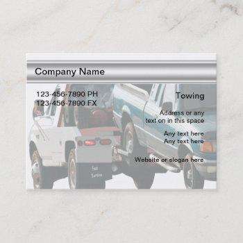 towing business cards