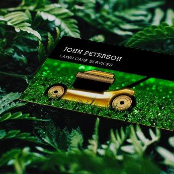 transform your green spaces with lawn care gardeni business card
