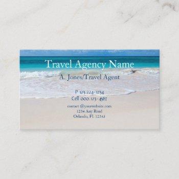travel agency business card