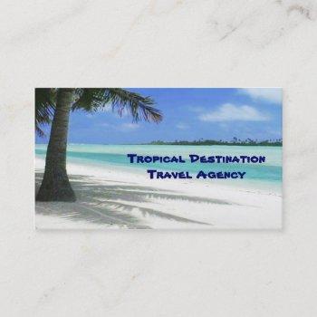 travel agent business card