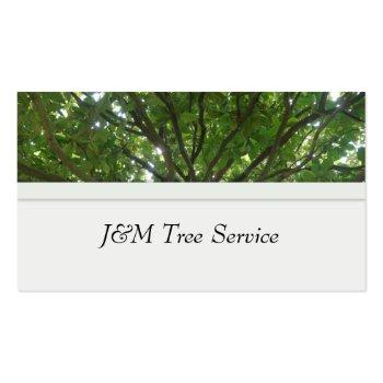 Small Tree Business Card Back View