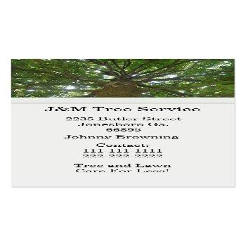 Small Tree Business Card Front View