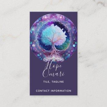 tree of life | starry night business card