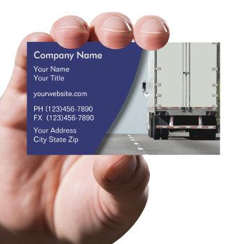trucking business card