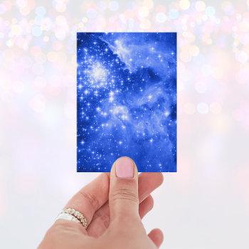 ultramarine blue stars business card