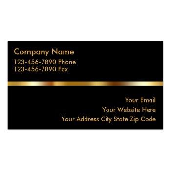 Small Upscale Real Estate Business Cards Back View