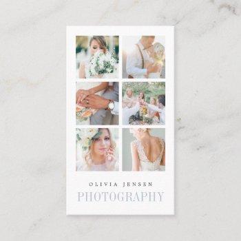 vertical photo collage | photographer business card