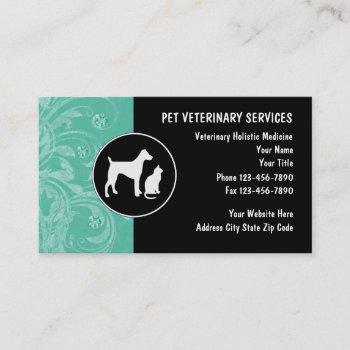 veterinarian business cards