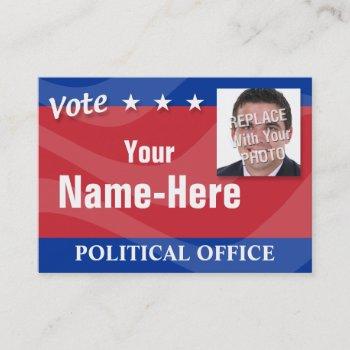 vote - political campaign business card