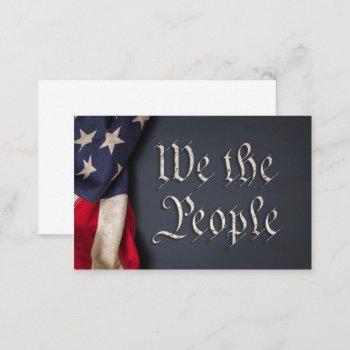 we the people business card