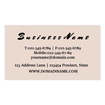 Small Wedding Planner. Catering. Wedding Supplies Business Card Back View