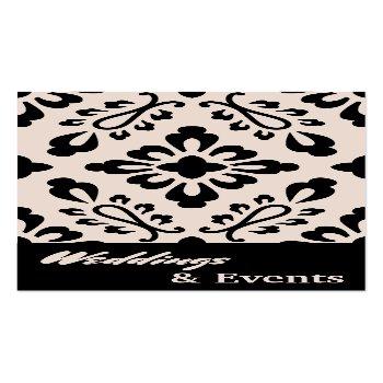 Small Wedding Planner. Catering. Wedding Supplies Business Card Front View