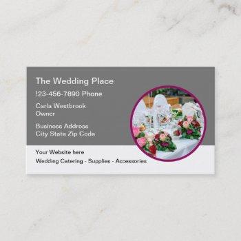 wedding theme modern business card