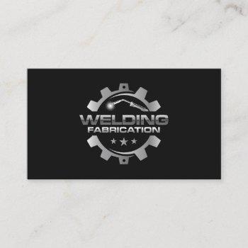 welder metal welding fabricator contractor business card