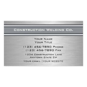 Small Welding Business Cards Front View