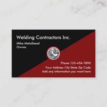 welding contractors businesscards business card
