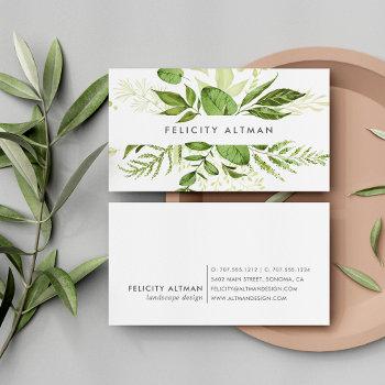 wild meadow | botanical business card