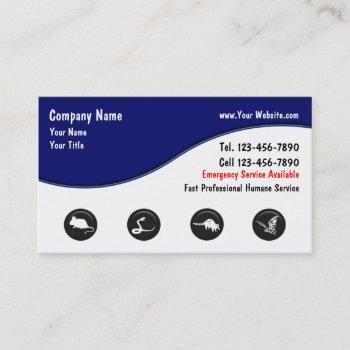 wildlife removal business cards
