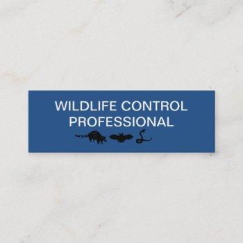 wildlife removal service mini business card