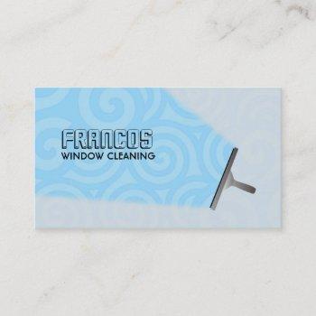 window cleaning business cards