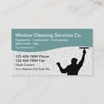 window cleaning professional business card design