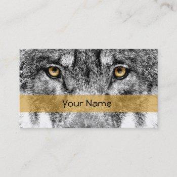 wolf business card