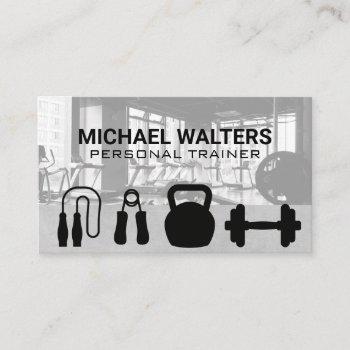 workout gym | training equipment business card