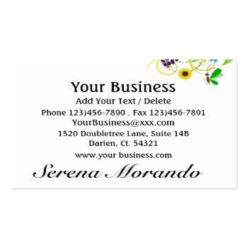 Small Your Business Card - Revised Back View