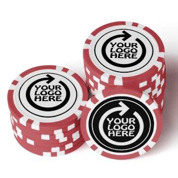 your custom business logo poker chips