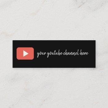 youtube business card