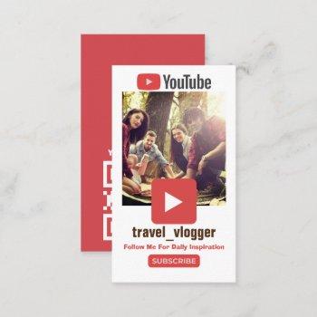youtube channel  promotion t-shirt business card