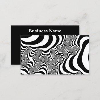 zebra stripes business card